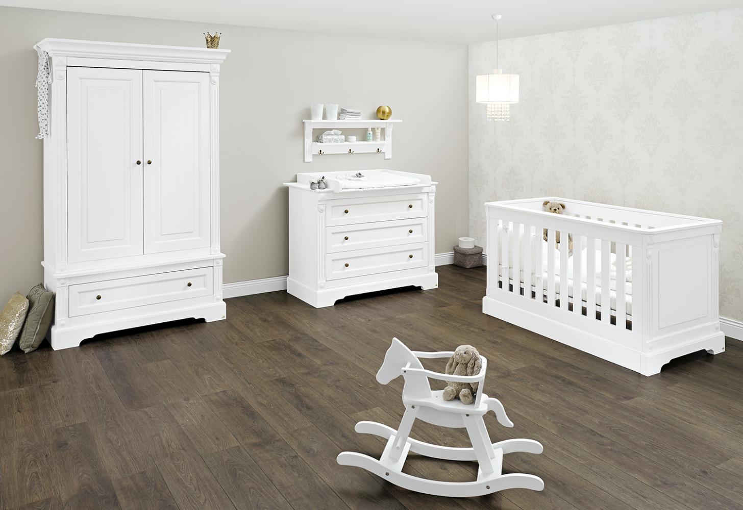 Pinolino 'Emilia' 3-tlg. Babyzimmer-Set weiß Bild 1