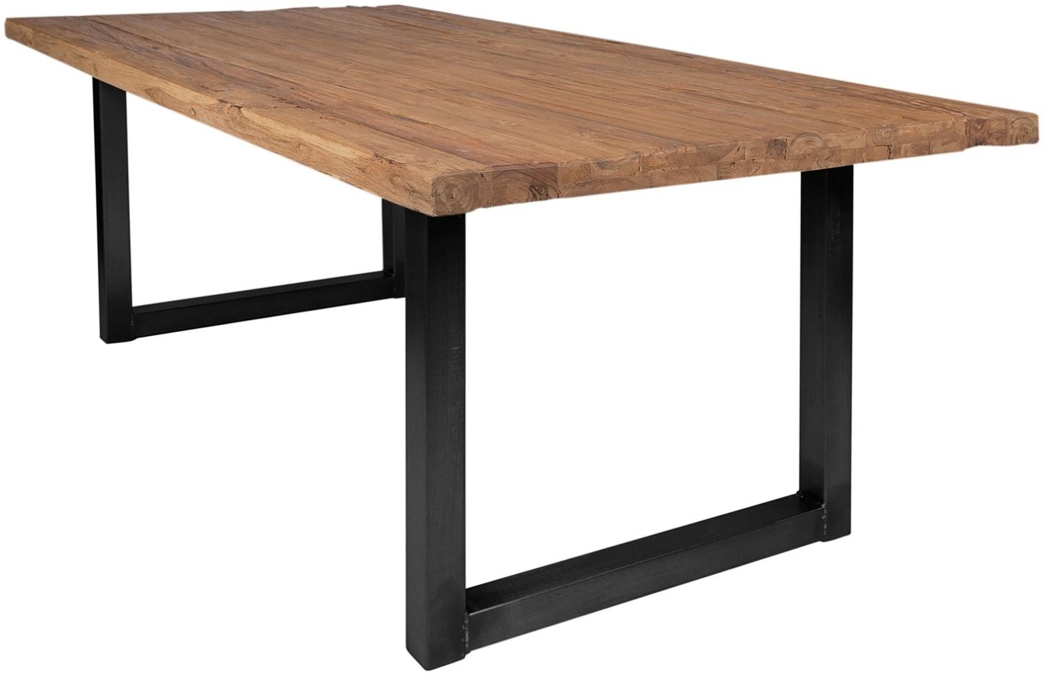 TABLES&CO Tisch 220x100 Recyceltes Teak Natur Bild 1