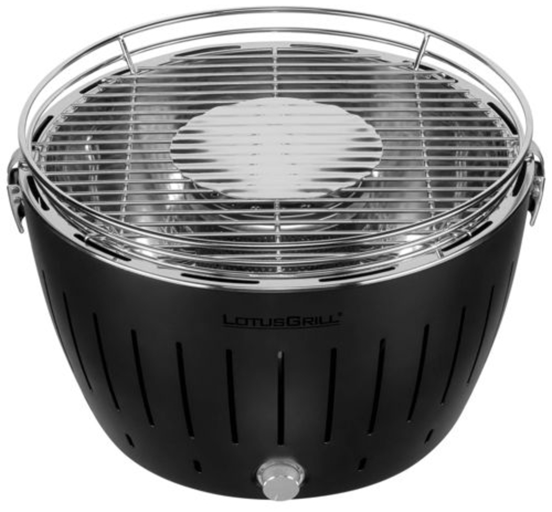 LotusGrill 'G-AN-34P' raucharmer Tischgrill, Edelstahl Anthrazitgrau, 35 x 35 x 23,4 cm Bild 1