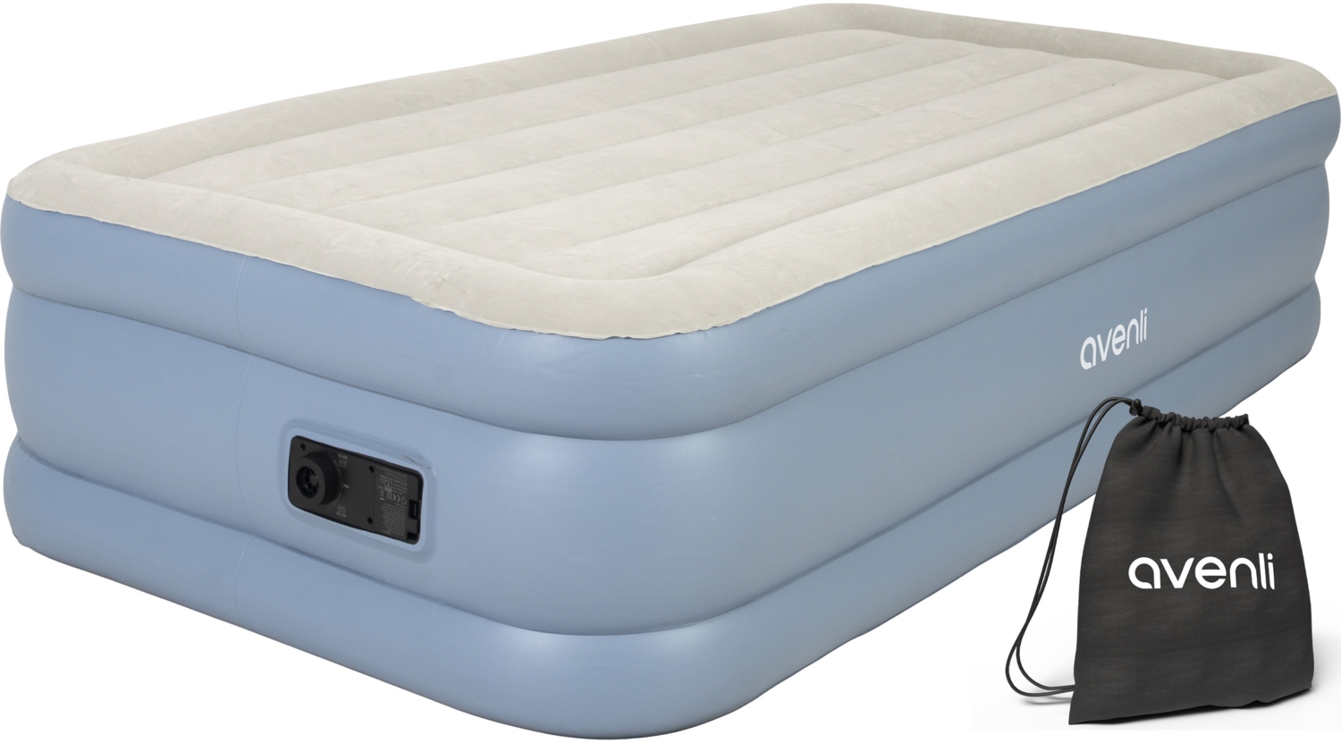 Avenli selbstaufblasende Luftmatratze / Luftbett 191 x 99 x 46 cm mit eingebauter Pumpe Bild 1