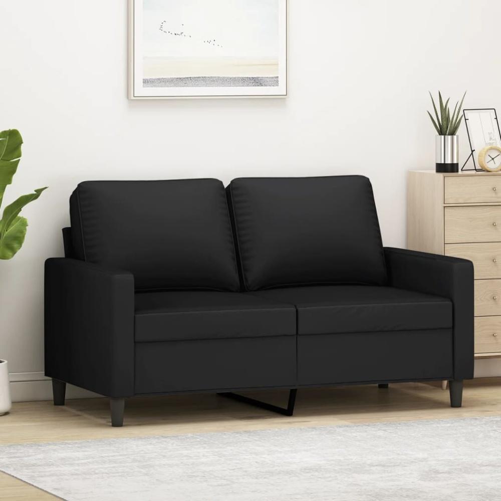 vidaXL 2-Sitzer-Sofa Schwarz 120 cm Samt 359194 Bild 1