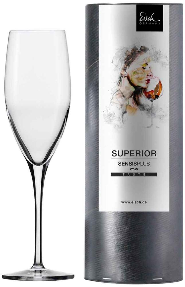 Eisch Superior SensisPlus Champagnerglas in Geschenkröhre - A Bild 1