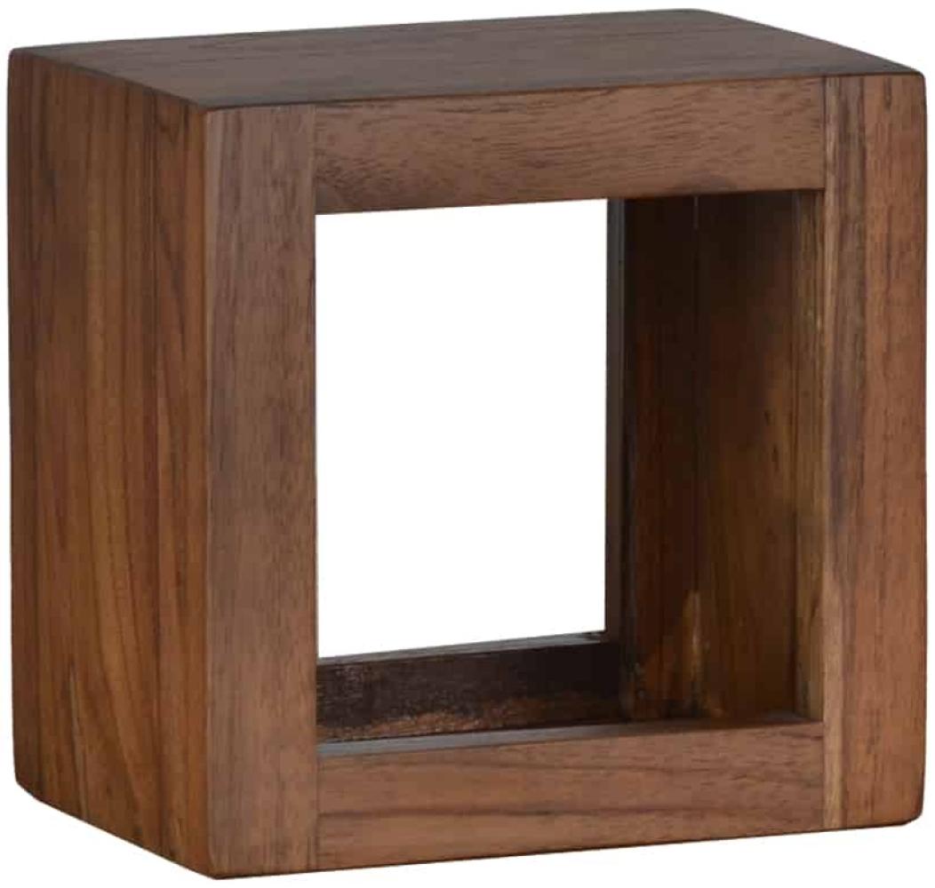 MiaMöbel Wandregal Tamesi 20cm Massivholz Teak Modern Bild 1