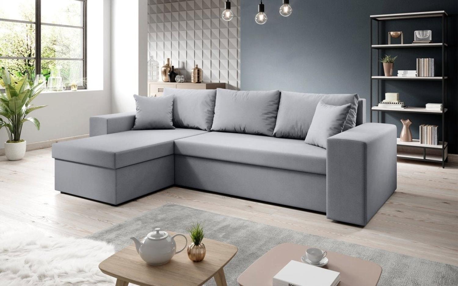 Luxusbetten24 Schlafsofa Designer Sofa Denver, mit Stauraum und Schlaffunktion Bild 1