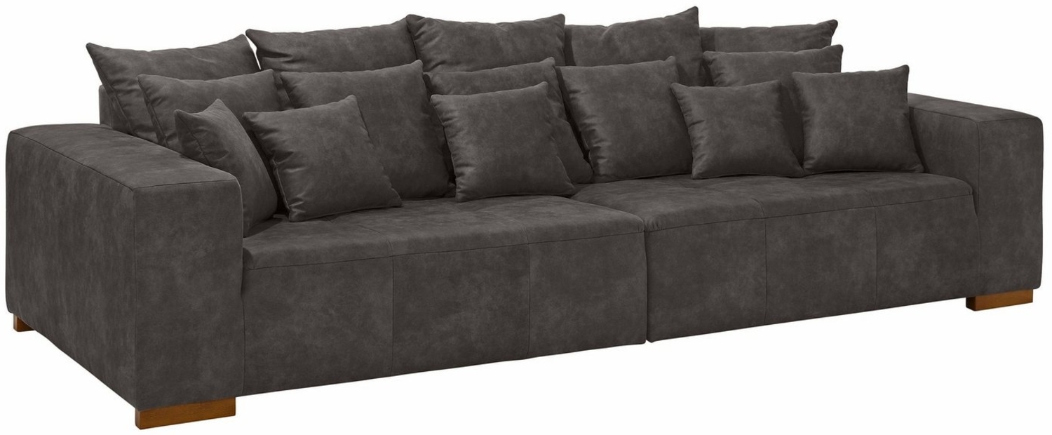 Home affaire Big-Sofa Neapel, mit vielen losen Kissen, in 2 Bezugsqualitäten Bild 1