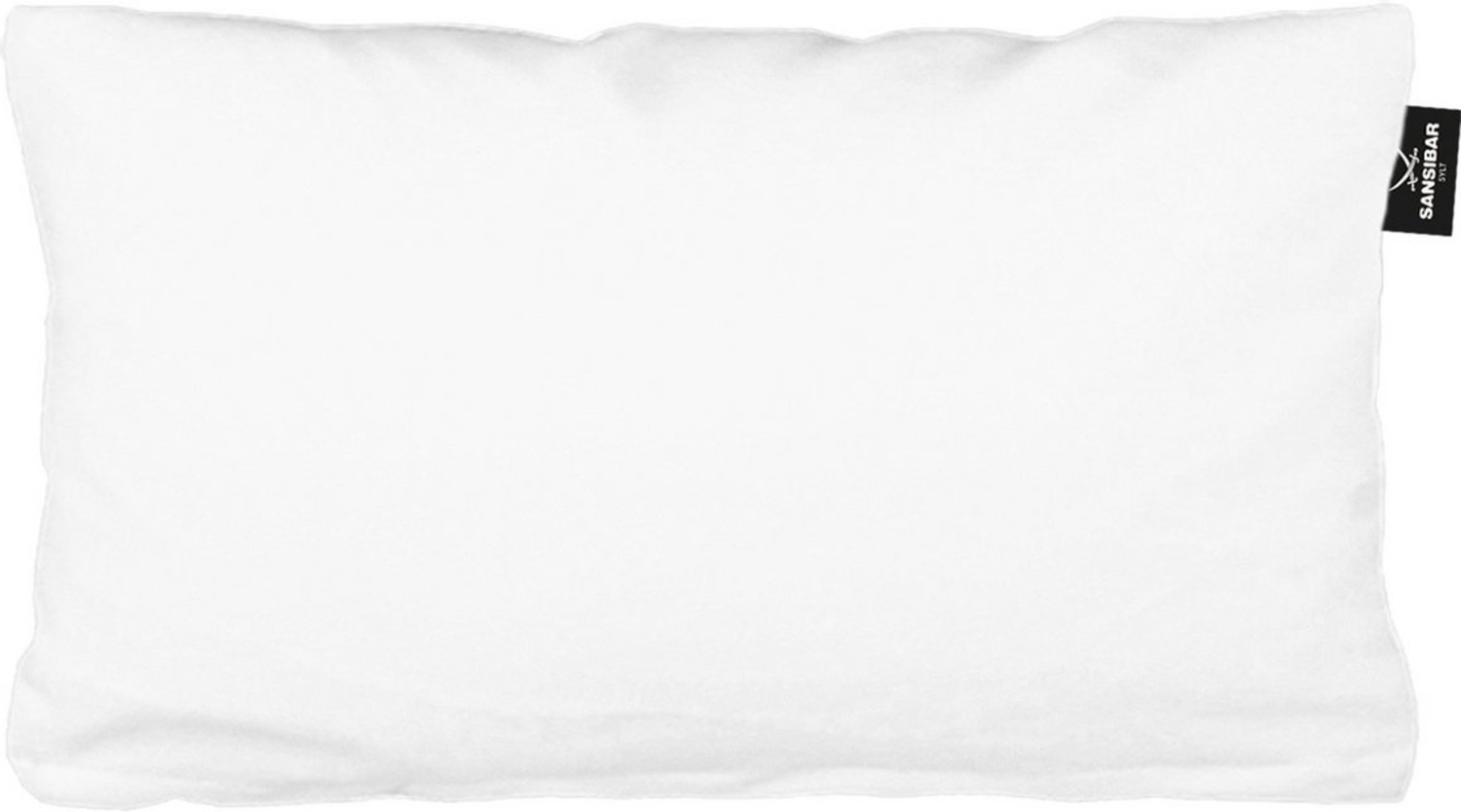Sansibar Sylt Kissenhülle Kissenhülle Uni Jersey Kissenhülle, 40x80 cm, mit edlem Sansibar Fähnchen am Steg, perfekter, faltenfreier Sitz Bild 1