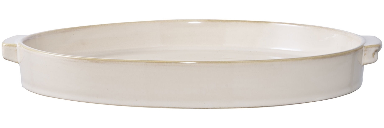 Tablett, Keramik, weiß, ø37x4,5 cm Bild 1