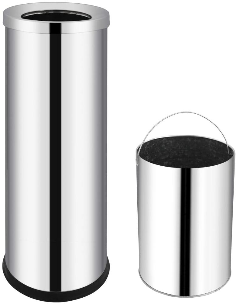vidaXL Mülleimer Hotel Edelstahl 32 L 51094 Bild 1
