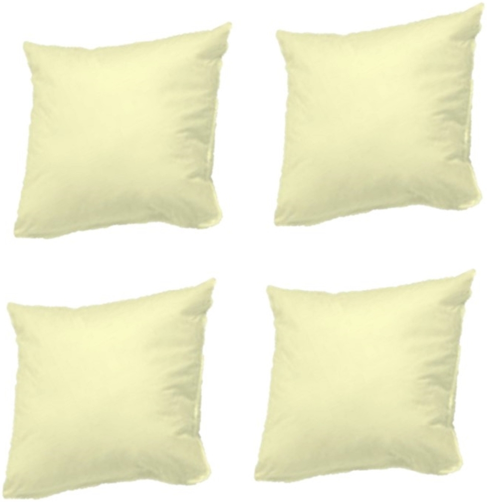 Kissenbezug (4 Stück) champagner 40x40 cm Bild 1