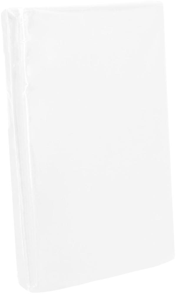 Traumschlaf Zwirn-Jersey Elasthan Spannbetttuch De-Luxe|140x200 - 160x220 cm| weissTraumschlaf Zwirn-Jersey Elasthan Spannbetttuch De-Luxe Bild 1