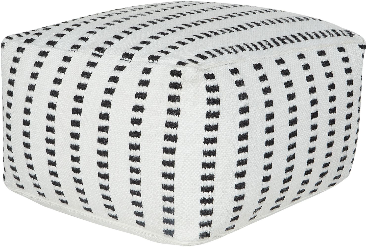 Pouf GAJAN Weiß 50 cm 50 cm Bild 1