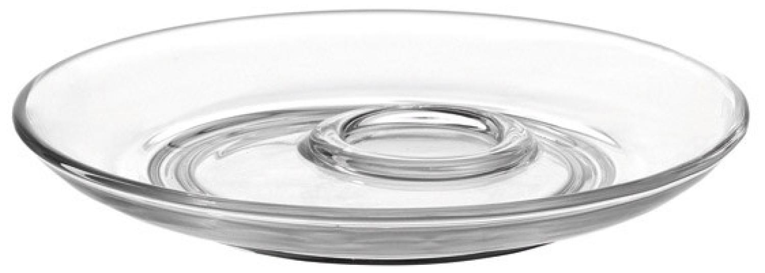 Leonardo Senso Große Untertasse, Unterteller, Glasuntersetzer, Untere, Glas, D 14. 5 cm, 24015 Bild 1