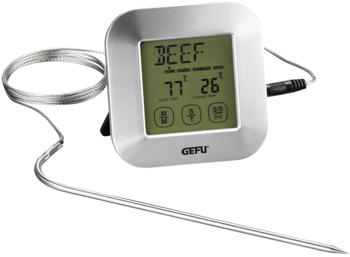 GEFU PUNTO Digitales Bratenthermometer mit Timer Bild 1