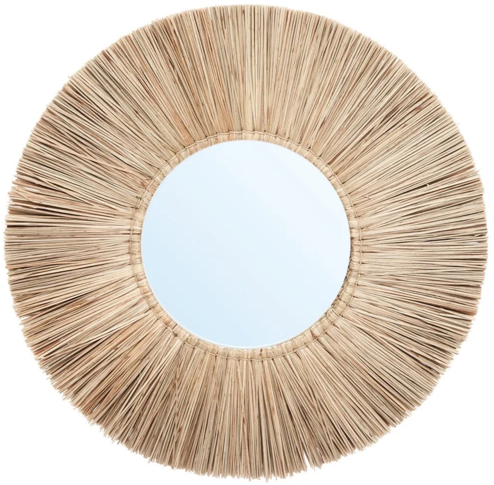 Der Alang Alang Spiegel - Natur - M - Natürlich - 45x45x5cm Bild 1