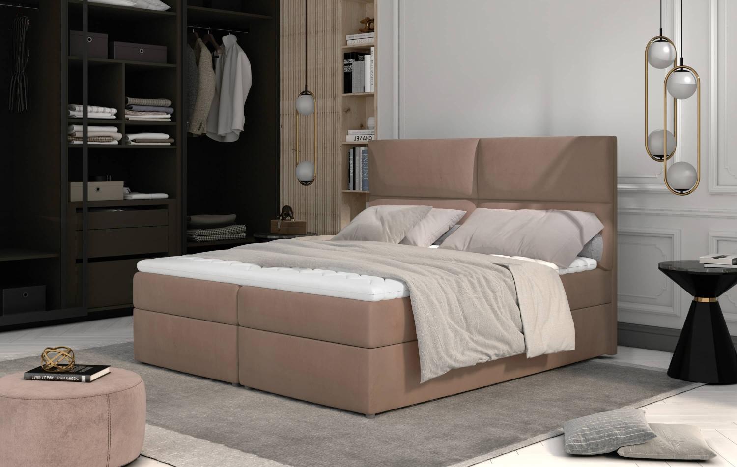 Boxspringbett Amber – Luxuskomfort und Flexibilität in 3 Farben und Größen Bild 1