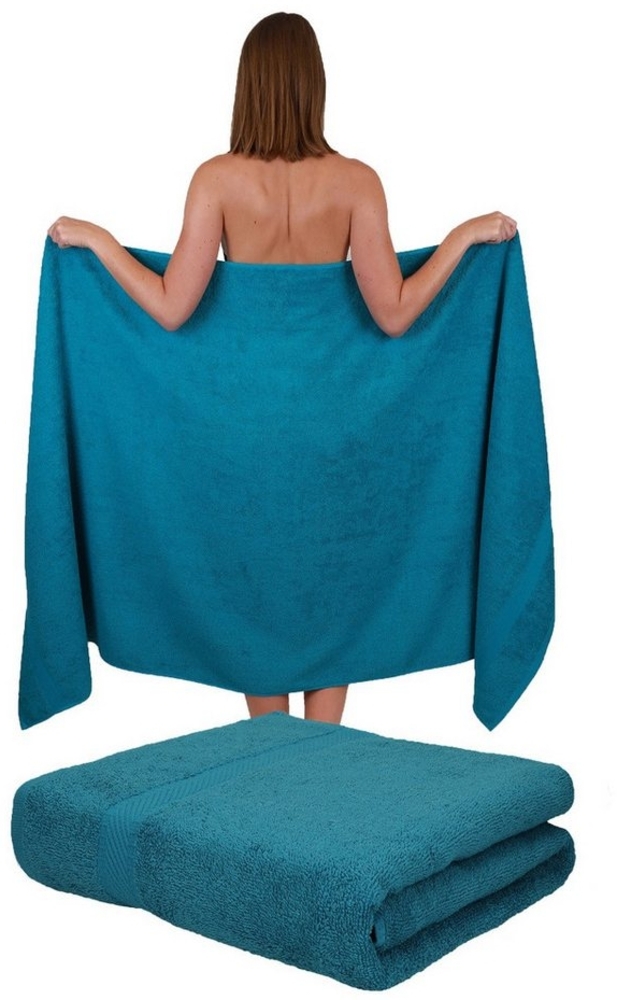 Betz Badetuch 2 Stück Badetücher PALERMO Größe 100x200 cm, 100% Baumwolle (Set), Badetuch Bild 1