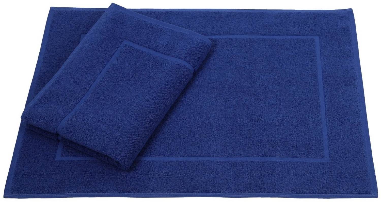 Betz Badematte 2er Set Badvorleger Premium Badematte Badteppich Größe 50x70 cm, beidseitig nutzbar, Baumwolle, Qualität 650g/m² Bild 1