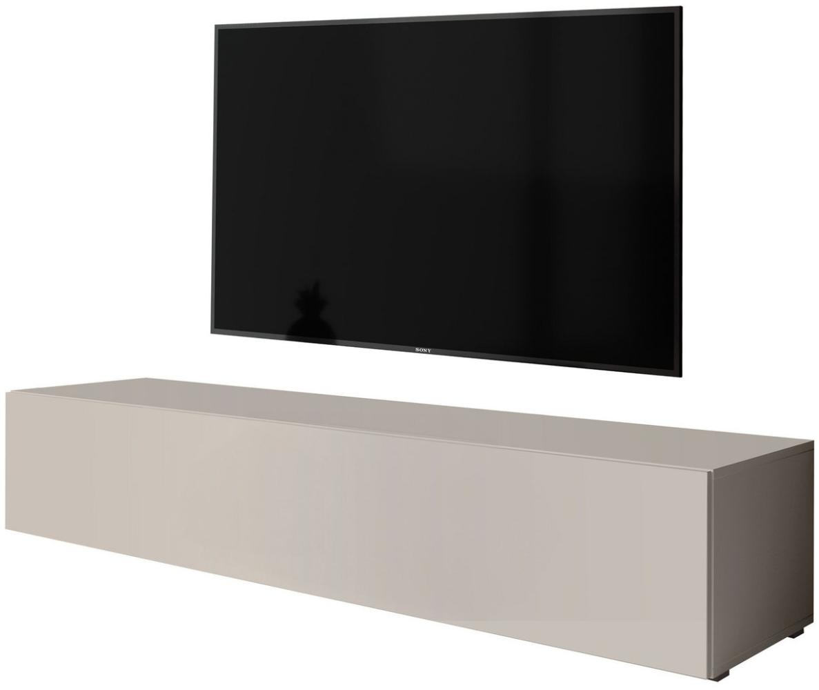 Furnix TV-Schrank TV Hängeboard ZALVO Lowboard modern 160 cm breit dezent & zeitlos, 3 geräumige Fächer Bild 1