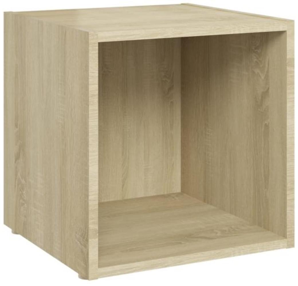 vidaXL TV-Schrank Sonoma-Eiche 37x35x37 cm Holzwerkstoff 805507 Bild 1