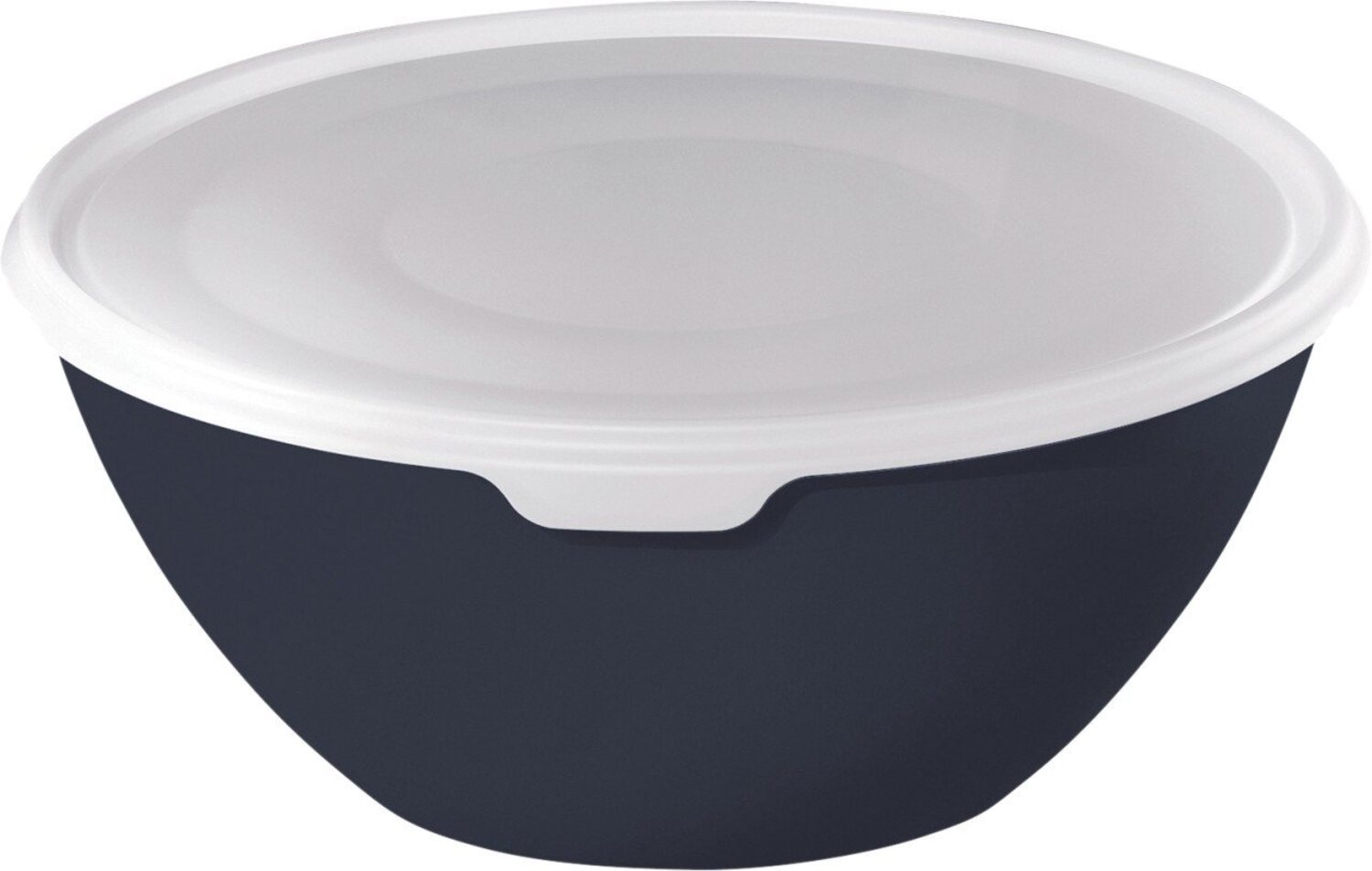 Rotho Schüssel mit Deckel Caruba, 8 l midnight blau, Frischhaltedose Schale, 36 x 36 x 16 cm Bild 1