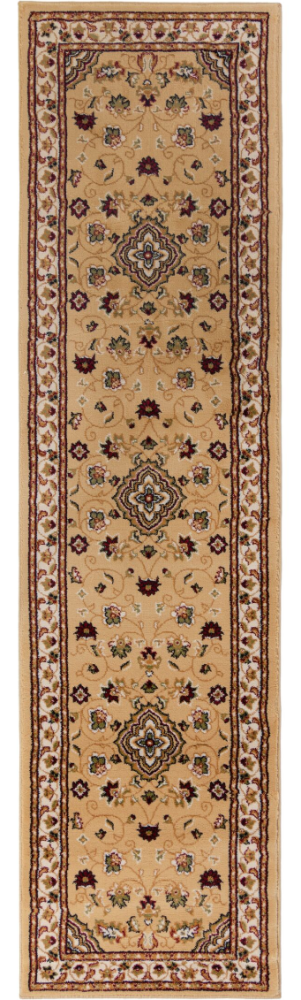 Kadima Design Traditioneller Teppich in Trendfarben "Glazert". Farbe: Braun, 60x230 cm Bild 1