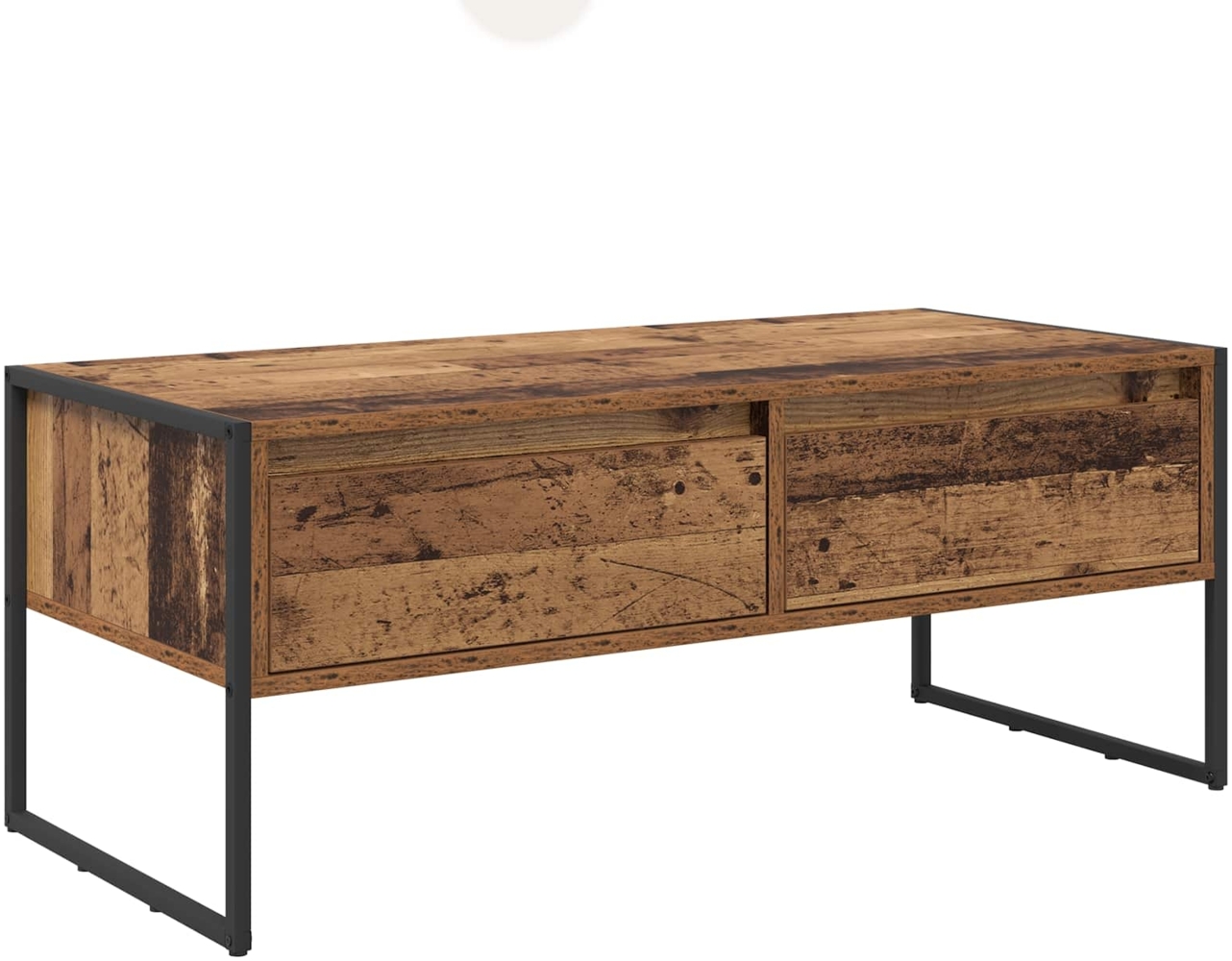 vidaXL Couchtisch Altholz 100 x 46 x 40 cm Holzwerkstoff 886448 Bild 1