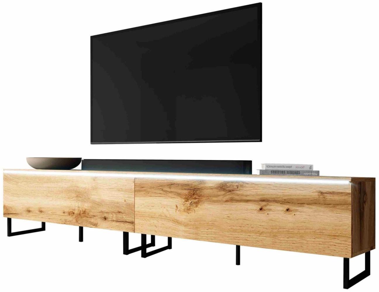 Furnix TV-Schrank BARCELLO Fernsehschrank 2x100cm stehend oder hängend mit/ohne LED erweiterbare Serie Bild 1