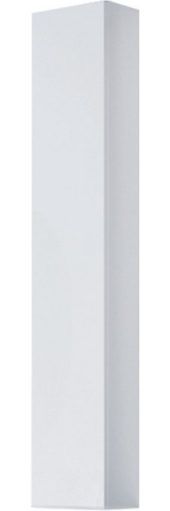 Hängeschrank >BASIC< 1 Tür, weiß hochglanz, Holzwerkstoff - 25x138x26cm (BxHxT) Bild 1