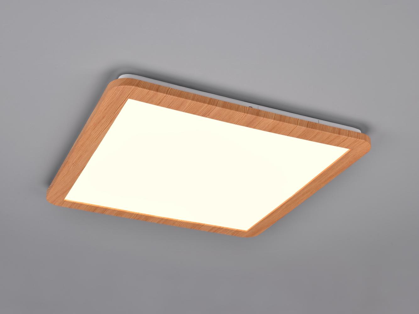 Dimmbare LED Deckenleuchte CAMILLUS flache Badezimmerlampe 40x40cm IP44 Bild 1