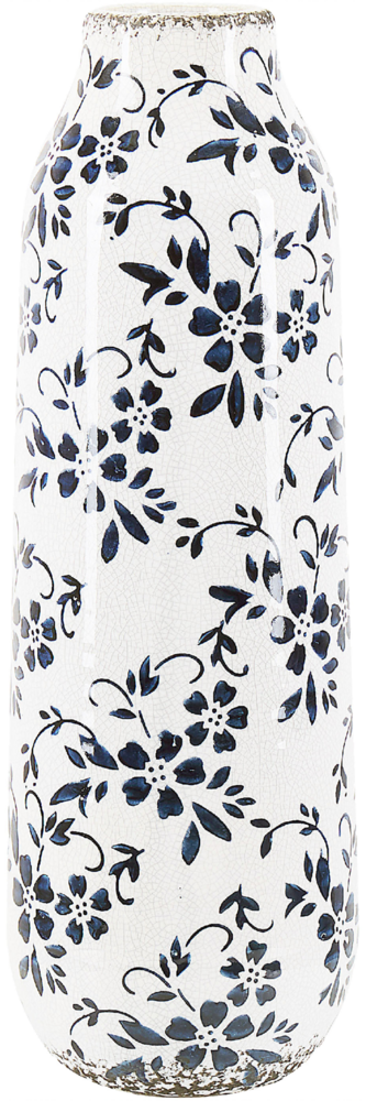 Blumenvase MULAI Steinzeug 35 cm Weiß Bild 1