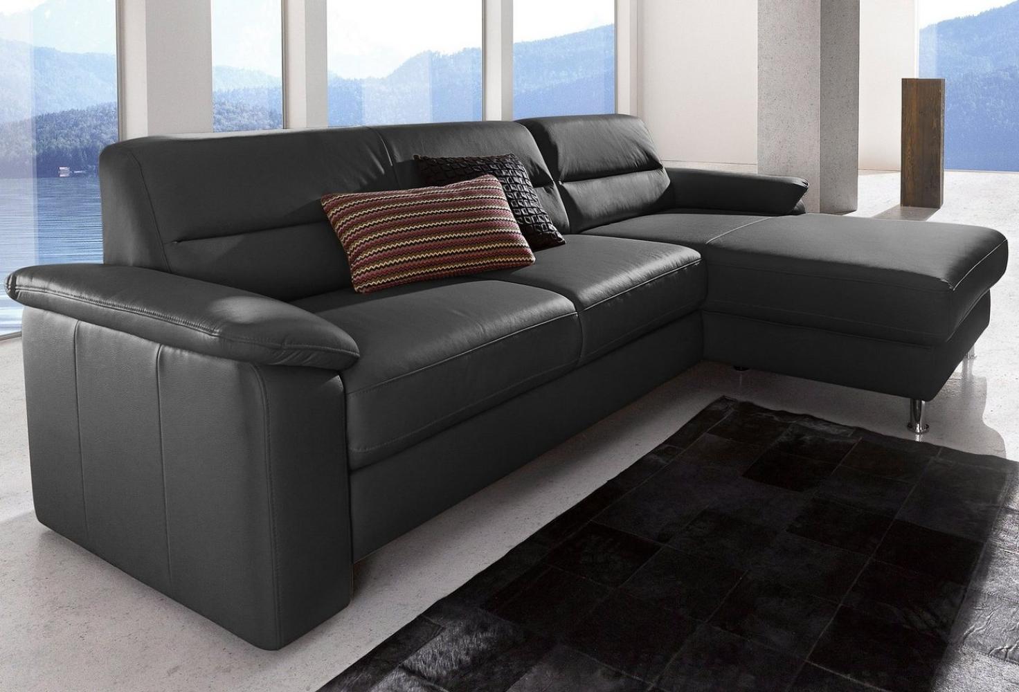 sit&more Ecksofa Ascara L-Form, inklusive Boxspring/Federkern-Polsterung, wahlweise mit Bettfunktion Bild 1