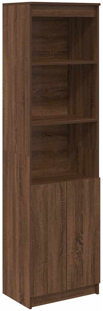 vidaXL Highboard Braun Eichen-Optik 50x35x180 cm Holzwerkstoff 3328468 Bild 1