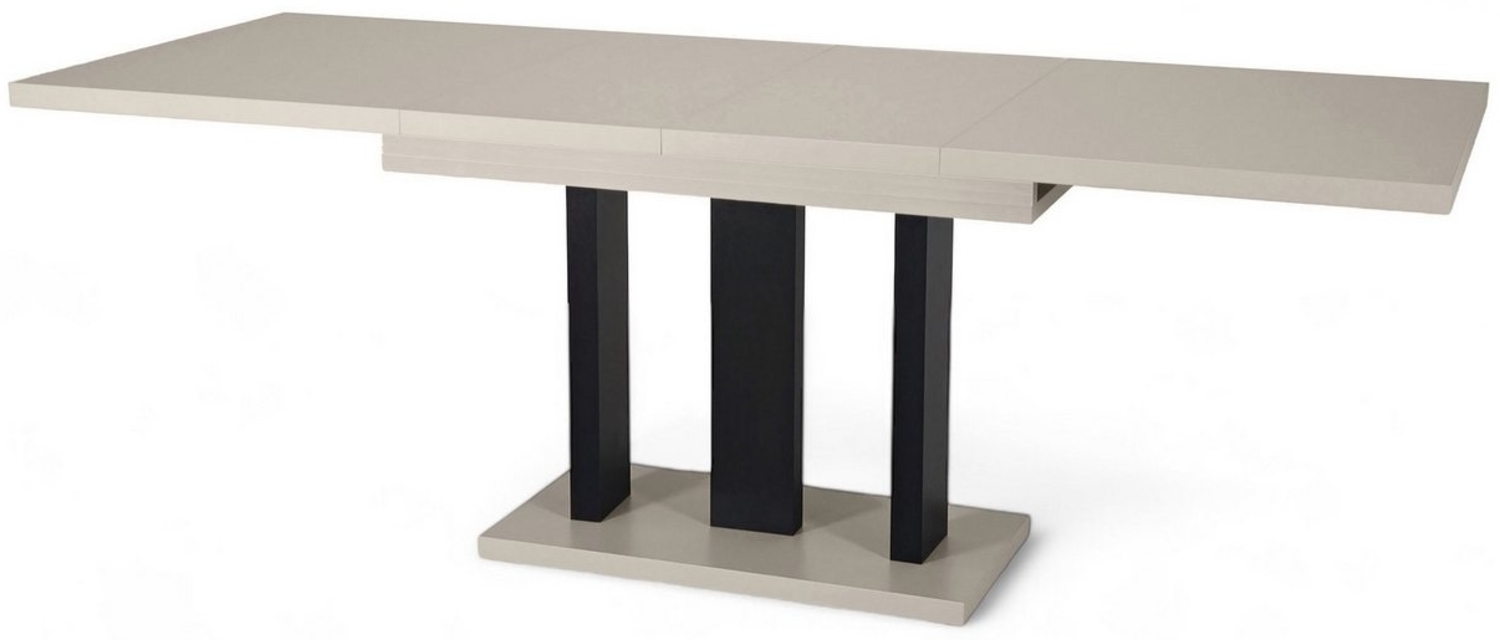 Endo-Moebel Esstisch Esstisch Appia ausziehbar 130 / 210cm Tischbeine Schwarz Matt Bild 1