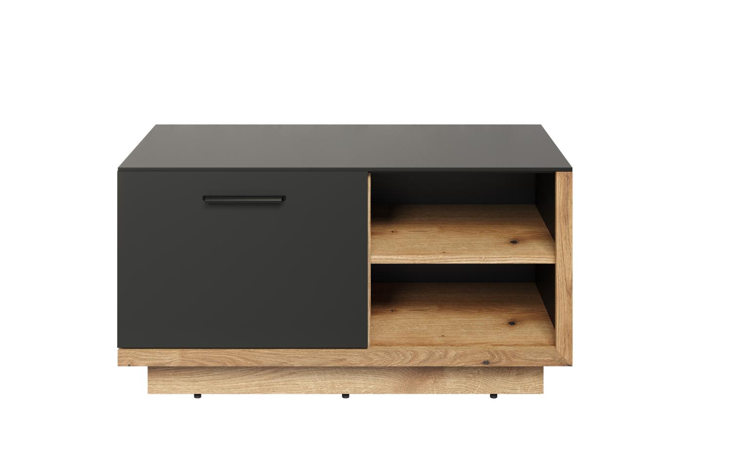 Garderobe Sitzbank Synnax in grau und Eiche Evoke 90 cm Bild 1