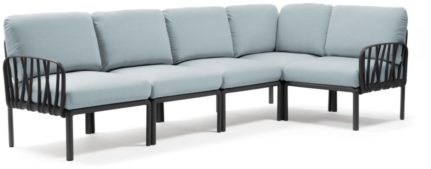 Komodo 5 Loungesofa Kunststoff (Antracite / ghiaccio Sunbrella® *) Bild 1