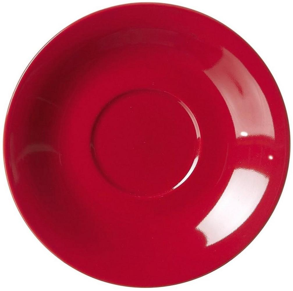 Ritzenhoff & Breker Doppio Jumbo Untere, Untertasse, Unter Tasse, Geschirr, Porzellan, Rot, Ø 17 cm, 515565 Bild 1