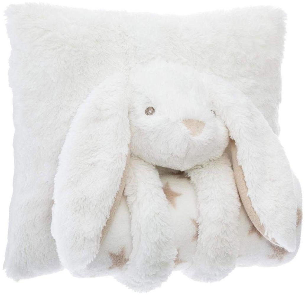 Set Kissen + Decke, Einhorn oder Hase - Atmosphera for kids Bild 1