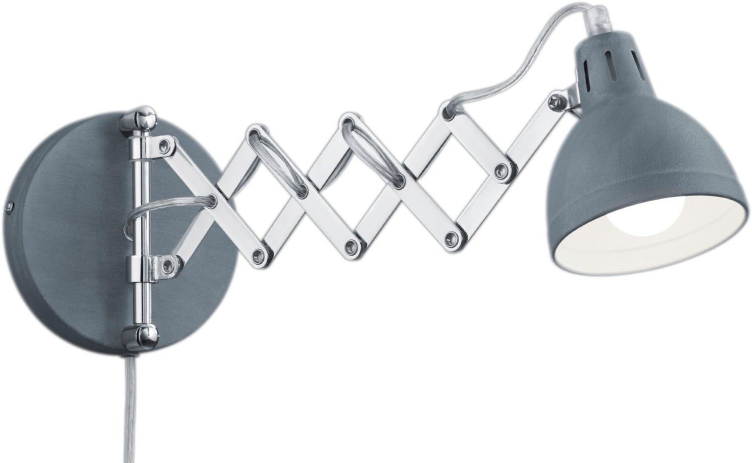 Wandleuchte, 1 x E14/28W, SCISSOR betonfarben betonfarben Bild 1