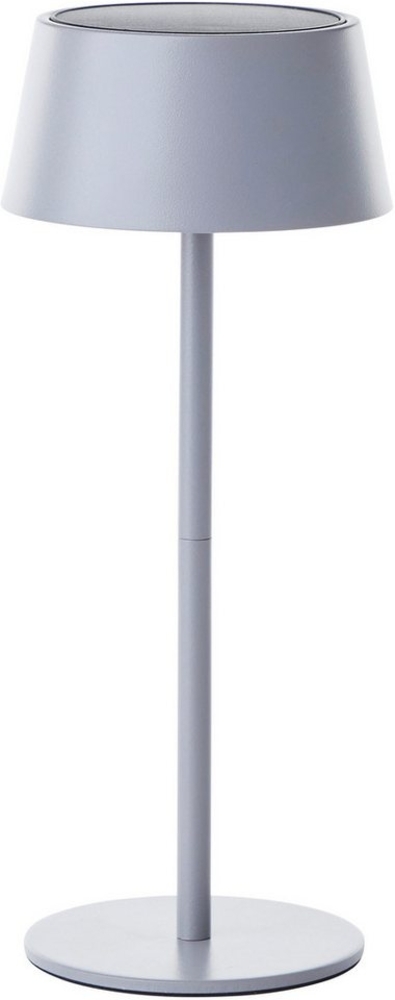 my home LED Außen-Tischleuchte Ocki Tischleuchte mit Solar u. Akku, mehrere Helligkeitsstufen, LED fest integriert, Warmweiß, LED Solar, 4 W, 300 lm, 3000 K, dimmbar, USB ladbar, Indoor & Outdoor Bild 1