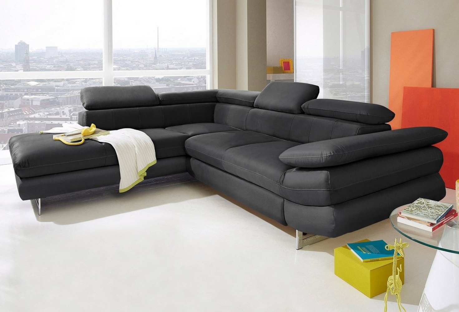 INOSIGN Ecksofa Solution L-Form, wahlweise mit Bettfunktion Bild 1