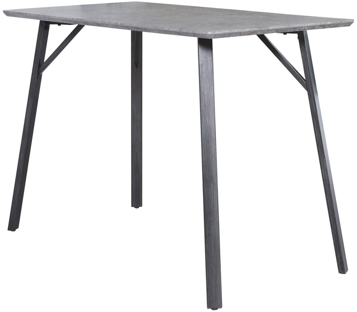 Bartisch JAN 140 x 70 cm Tischplatte in Beton Optik Bild 1