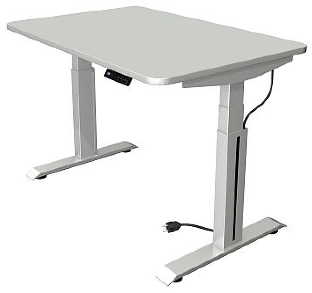 Kerkmann 10010410 Schreibtisch- Stehtisch Move Professional 1200 x 800 mm elektrisch höhenverstellbar Lichtgrau Bild 1