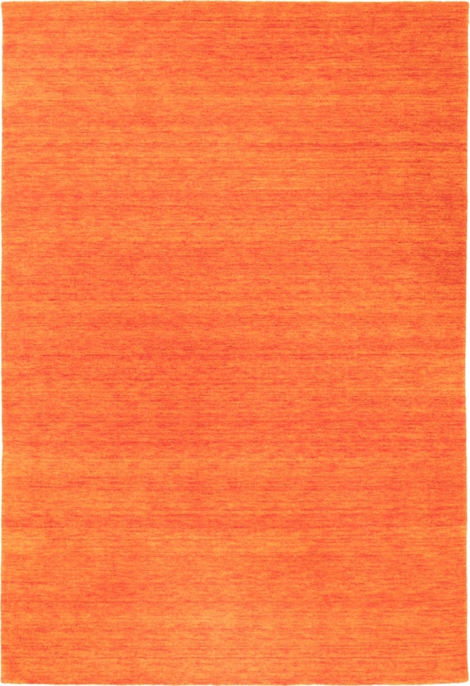 Morgenland Gabbeh Teppich - Softy - Uni - rechteckig - 250 x 200 - Orange Bild 1