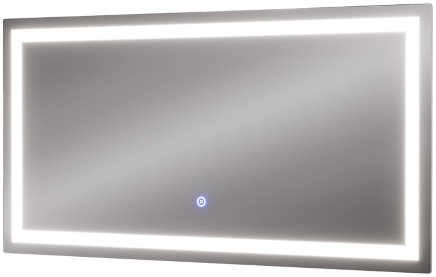 Badezimmerspiegel Miral Glas 80 x 2.8 cm mit Frontlight Beleuchtung Vicco Bild 1