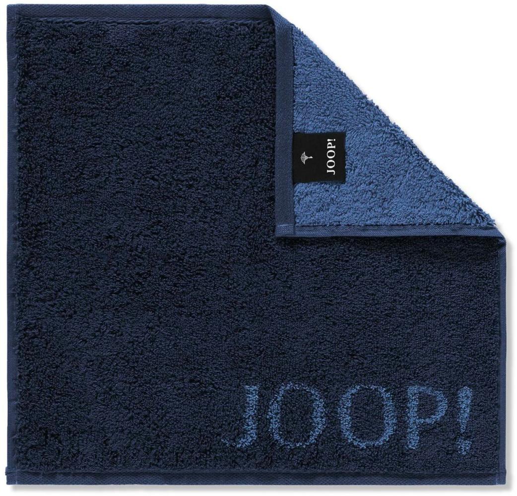 JOOP Frottier Handtücher Classic | Seiflappen 30x30 cm | navy Bild 1