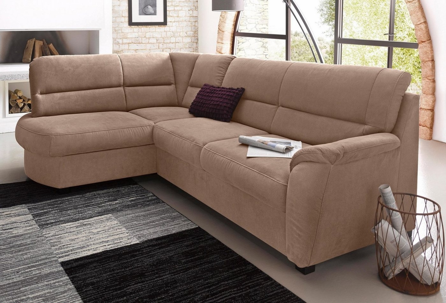 sit&more Ecksofa Pandora L-Form, wahlweise mit Bettfunktion und Bettkasten Bild 1