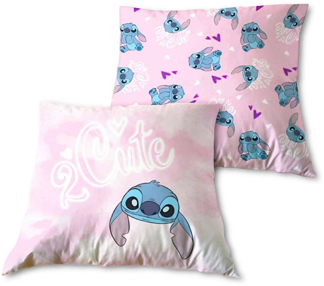 Disney Dekokissen Disney Lilo und Stitch Kissen Dekokissen Cushion 40x40x7 cm Bild 1