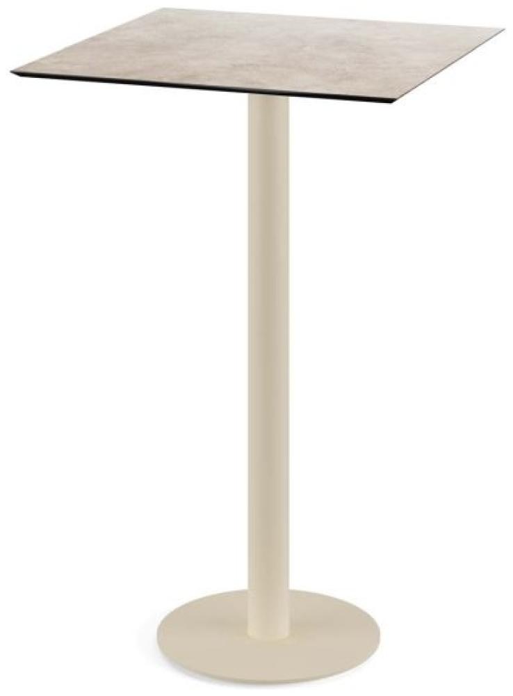 Urban Stehtisch Sand Gestell + Moonstone Hpl 70X70 Cm Bild 1