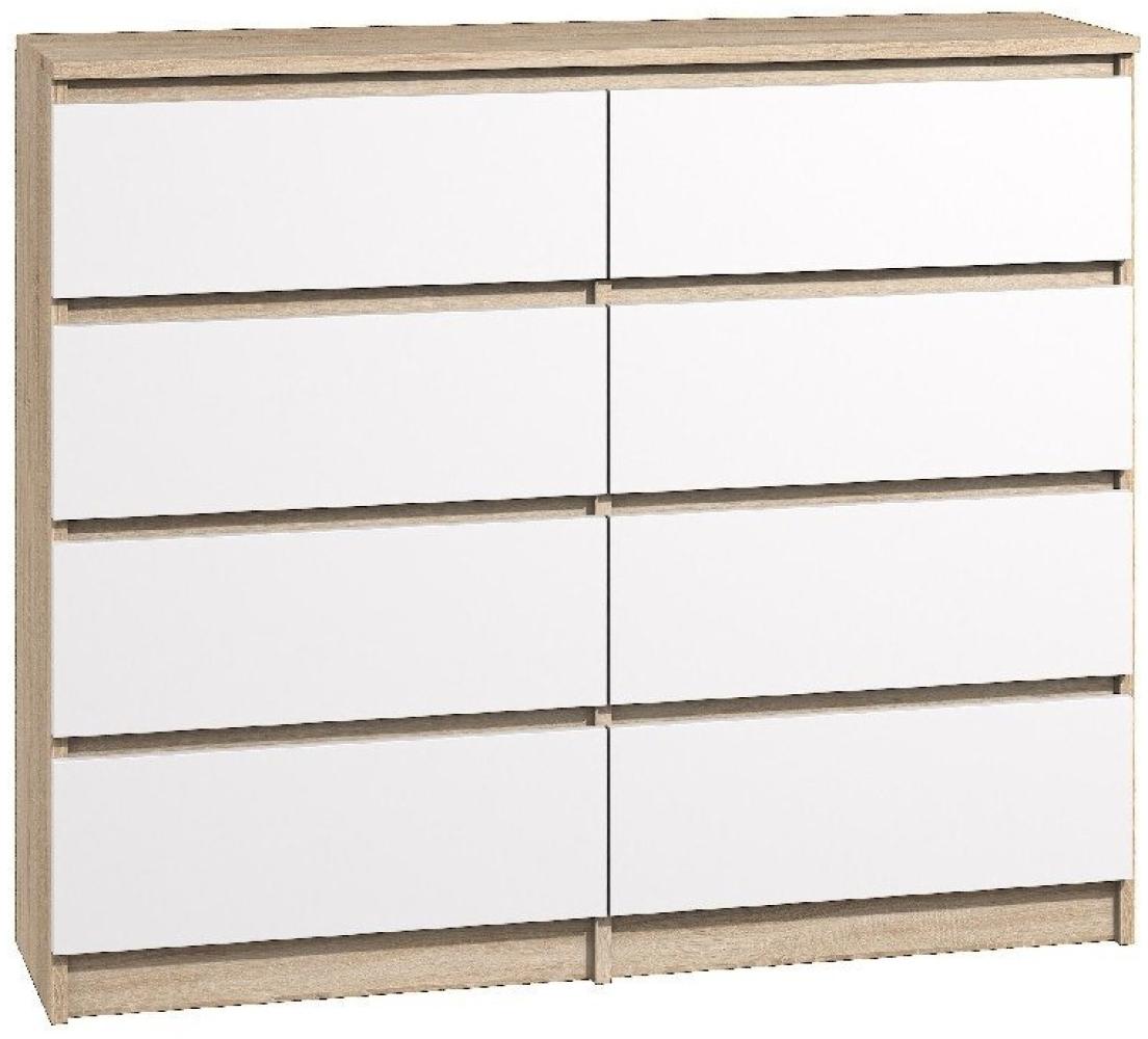 pressiode Hochkommode Kommode mit 8 Schubladen Schubladenschrank Komodenschrank Bild 1