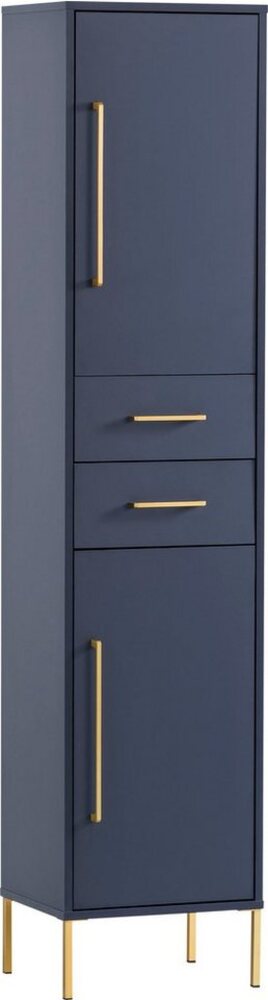 welltime Hochschrank Kent mit goldfarbenen Griffen Breite 40,5 cm, made in Germany Bild 1